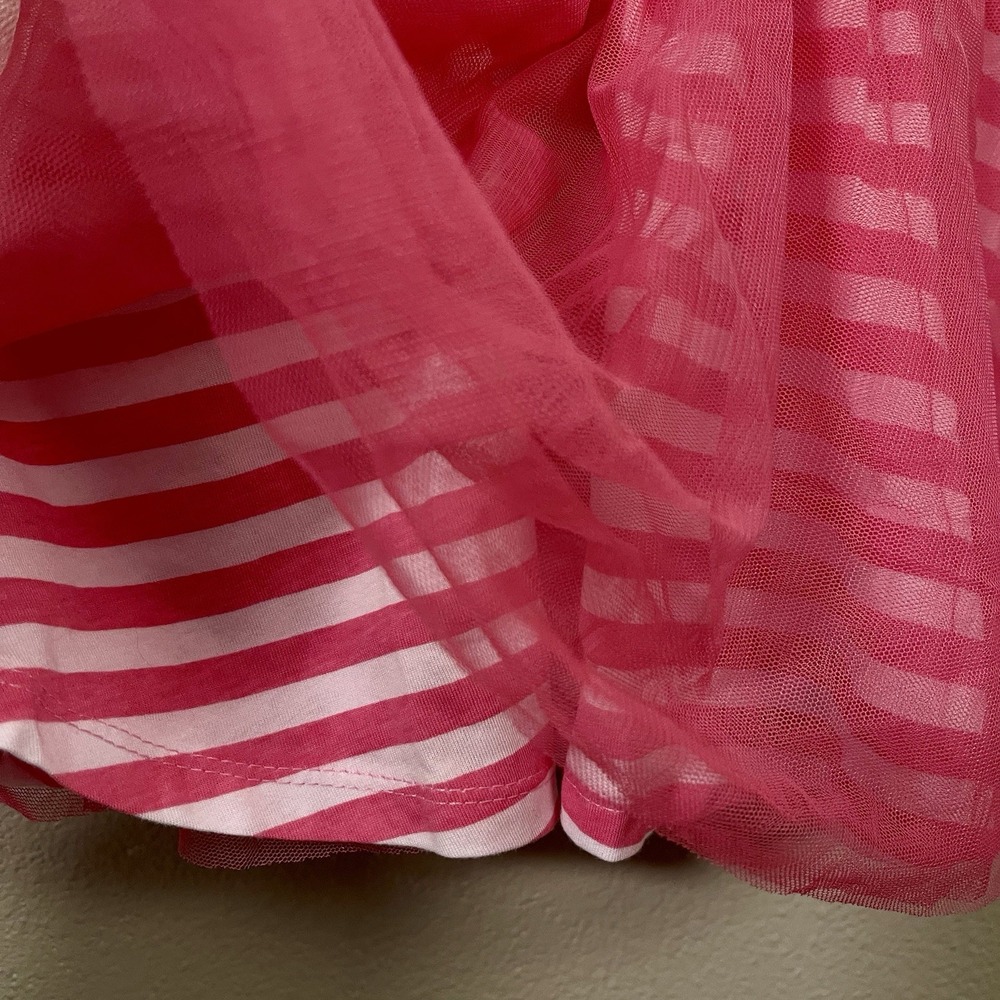 NWT Kidtopia Tutu Dress Pink Blue Heart Valentine's Theme Size 18 Months - Picture 4 of 5